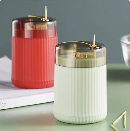 Press-Type Pop-Up Toothpick Dispenser
