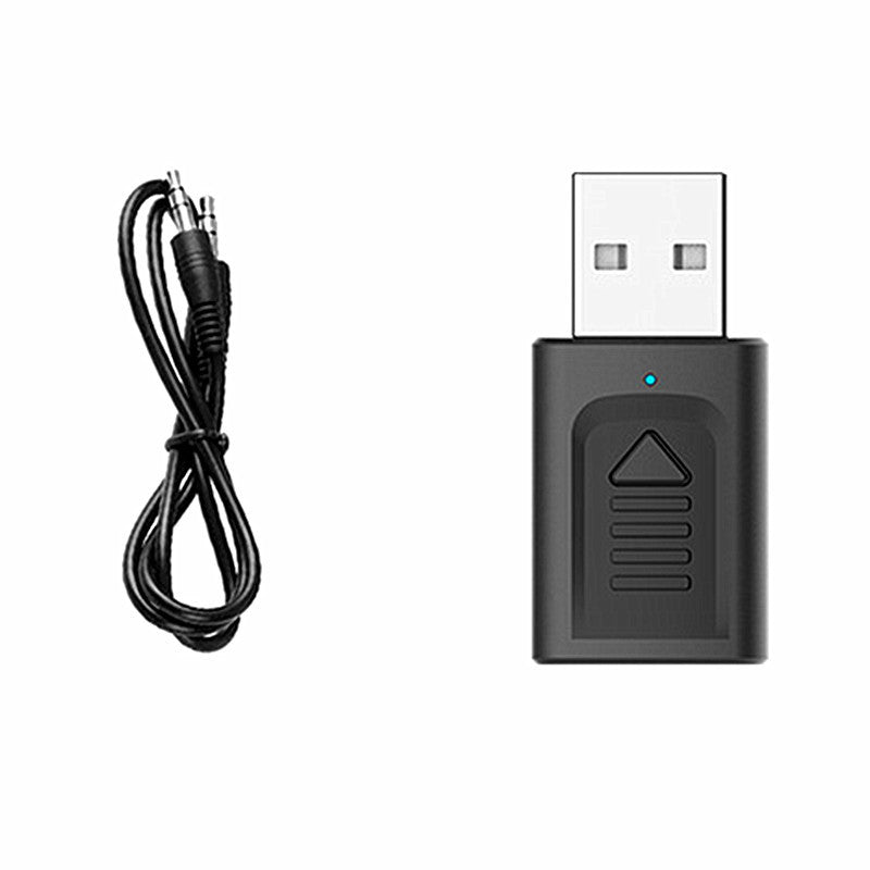Four-in-one USB audio transmitter receiver by My Store, compact device with USB connection and audio ports
