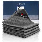 KYONANO Espresso Accessories - Barista Micro Cleaning Towels 4 Pack - Make The Perfect Coffee or Espresso - Coffee Accessories for Barista to Clean Steam Wand Coffee or Espresso Machine(12x12)