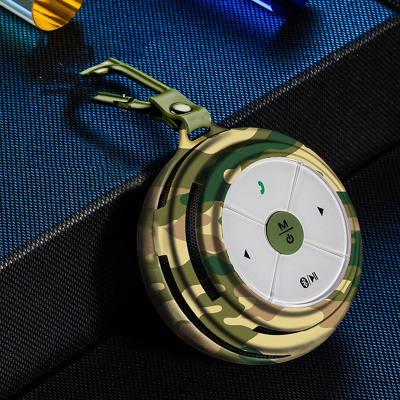Portable My Store Bluetooth speaker for outdoor wireless audio with compact design and carrying handle