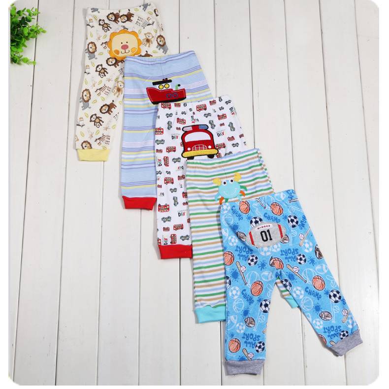 Cartoon print children's leggings, 5-piece set by My Store