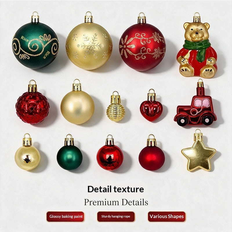 Christmas tree ornaments and decorations in assorted festive designs by My Store