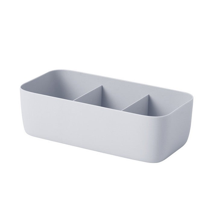 Plastic underwear organizer storage box for socks and bras in a desktop drawer, bathroom, or closet