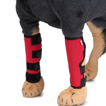 Dog leg brace by My Store, adjustable support wrap for canine leg injuries