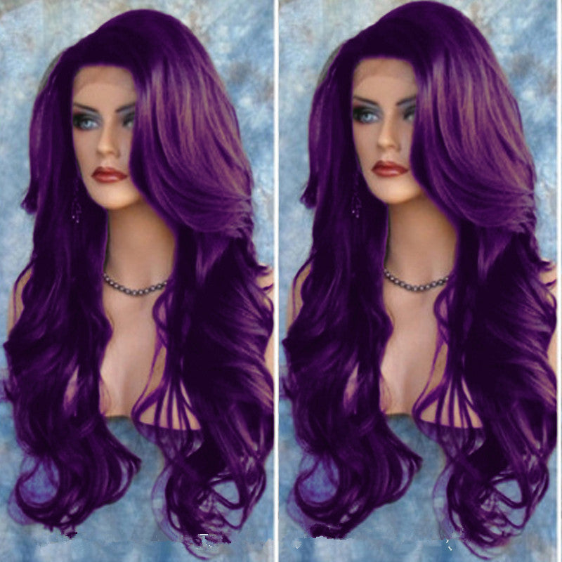 Big wave wig with voluminous, flowing curls on display