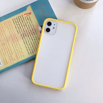 Frosted silicone phone case by My Store, featuring a smooth matte finish and protective design