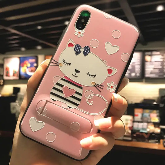 Embossed Phone Case Compatible with Apple Devices