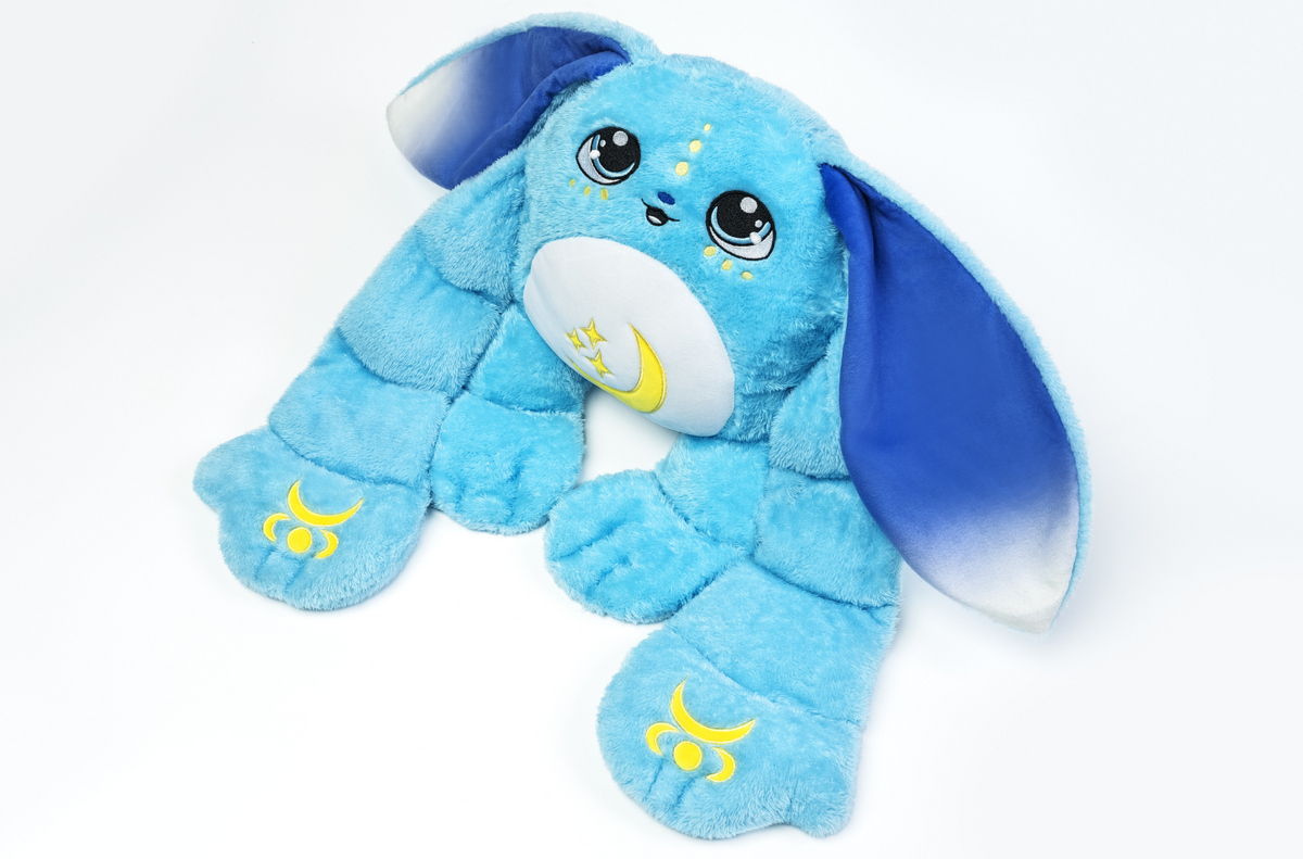 Moon Pals 5lb Hugger Plush toy featuring a soft, cuddly plush in a cute, huggable design suitable for all ages.