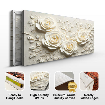 Colorful floral abstract wall art canvas by Tailored Canvases featuring vibrant, artistic floral designs for modern home decor.