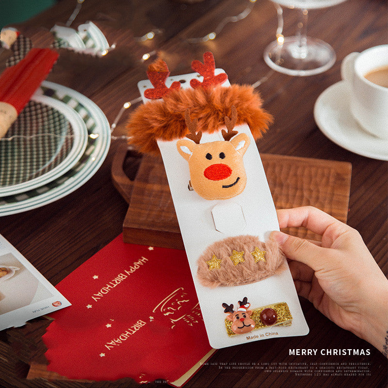 Christmas decorations scene layout stickers featuring festive holiday designs