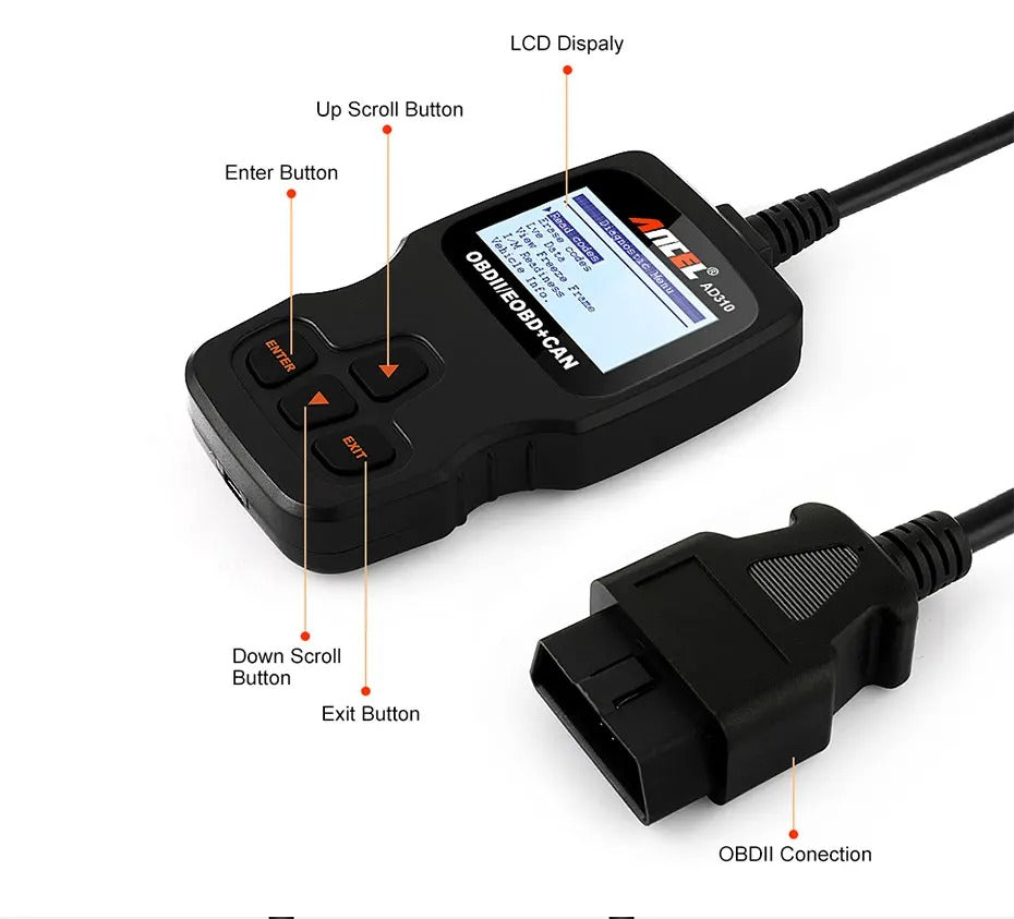 Universal auto scanner code reader by My Store displayed on a plain background