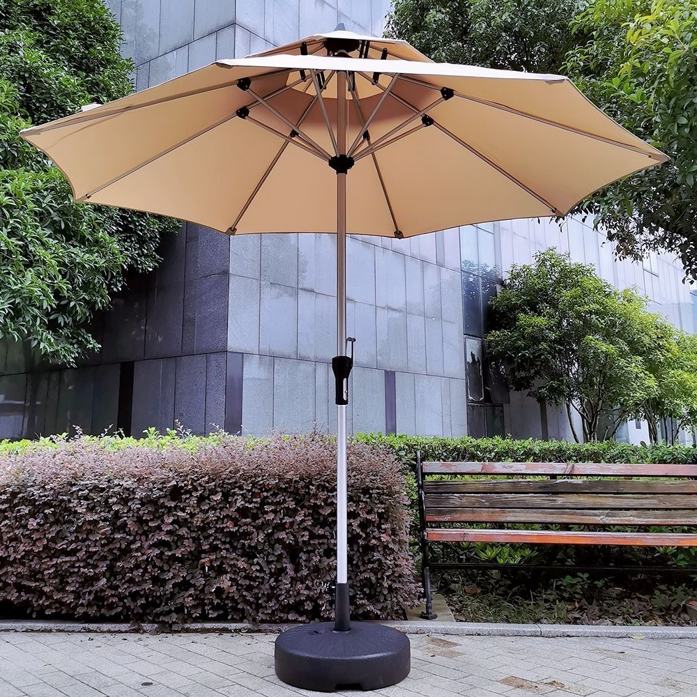 Cross-Border Hand-Cranked Aluminum Patio Umbrella