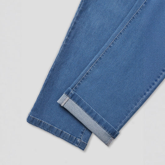 Slimming fashionable stretchy pants for women, close-up view in a sleek, form-fitting design