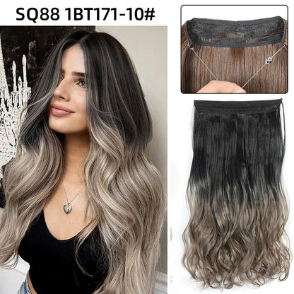 Adjustable Synthetic Hair Curtain Wig for Women