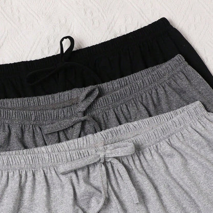 Women’s solid-color retro casual ankle-fit pants in a comfortable, streamlined style