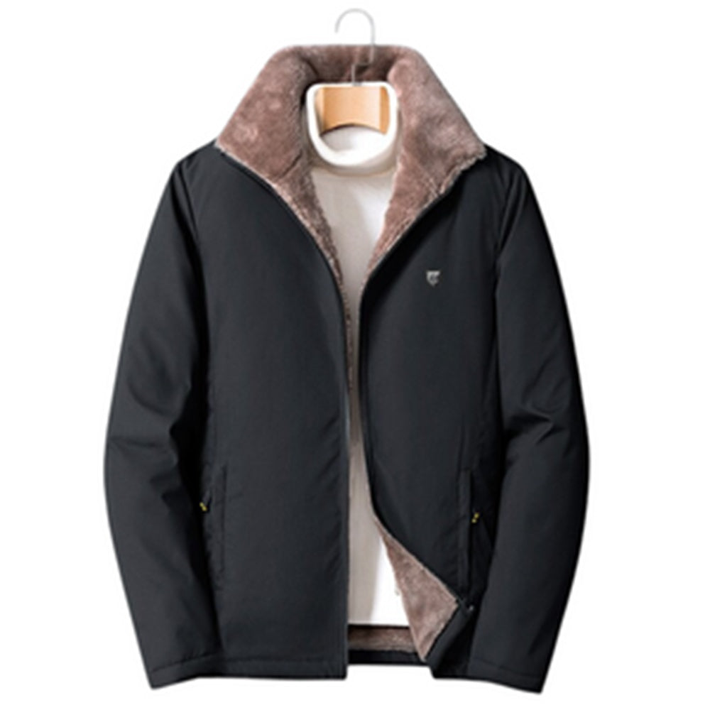 Winter middle-aged men's clothing coat by My Store in a warm, classic design