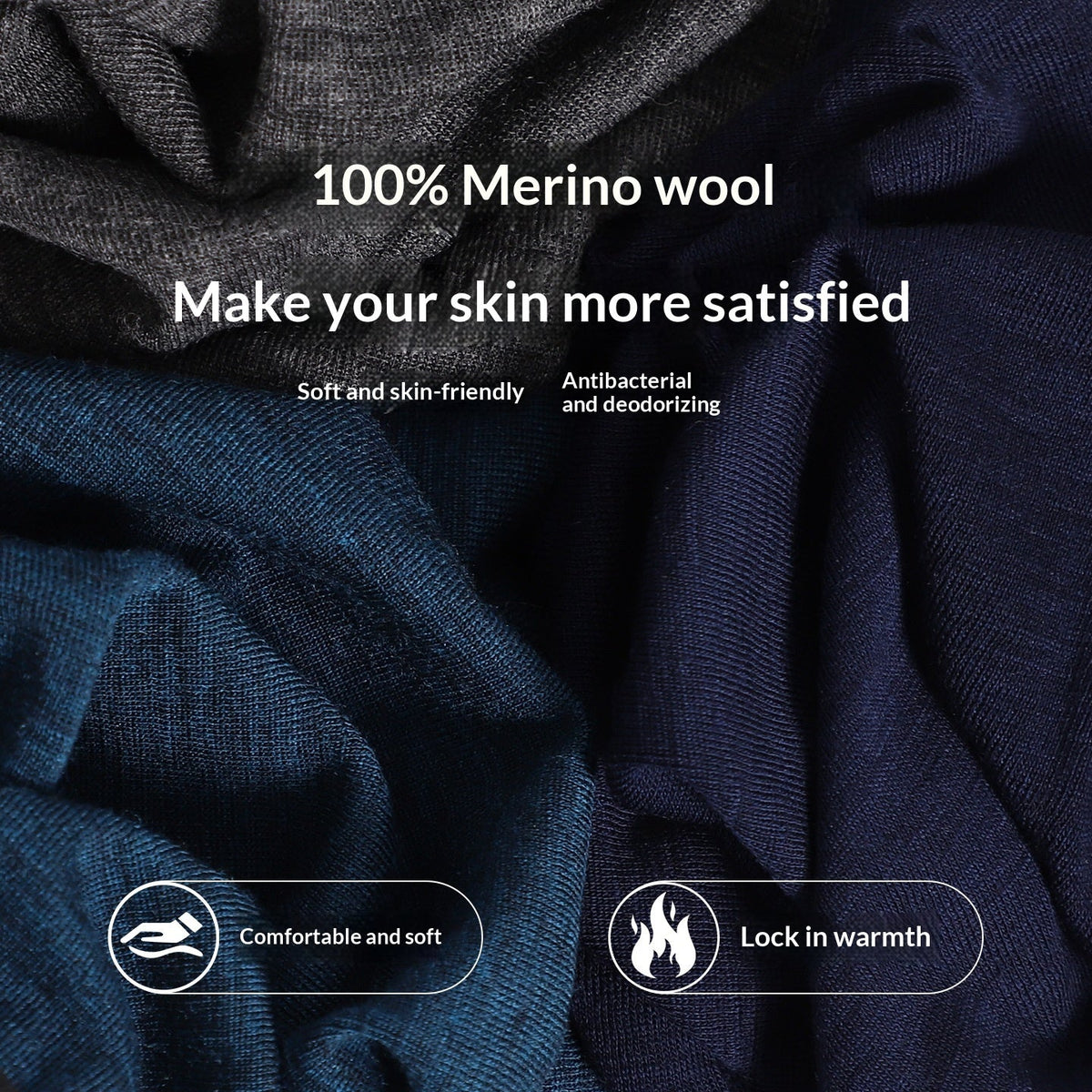 Women's merino wool base-layer pants, outdoor quick-dry tights in a close-up product view
