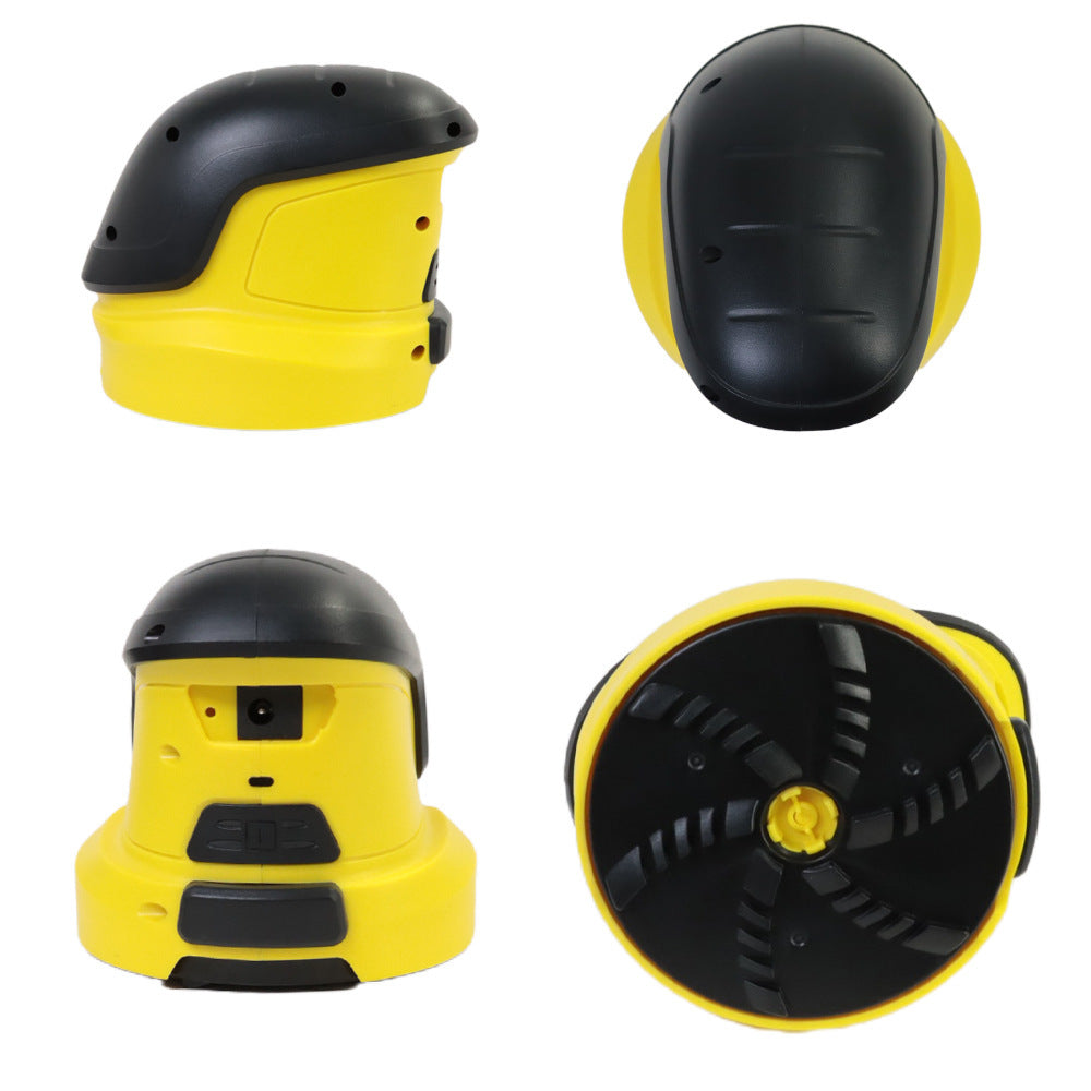Cordless electric snow scraper for auto window deicing with durable battery-powered design