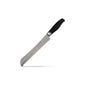 Dura Living Titan 12-piece black kitchen knife set with various knives and a wooden storage block on a countertop.