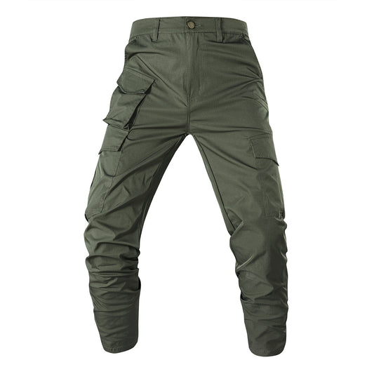 Men's slim-fit stylish workwear trousers for outdoor use, shown in a practical design