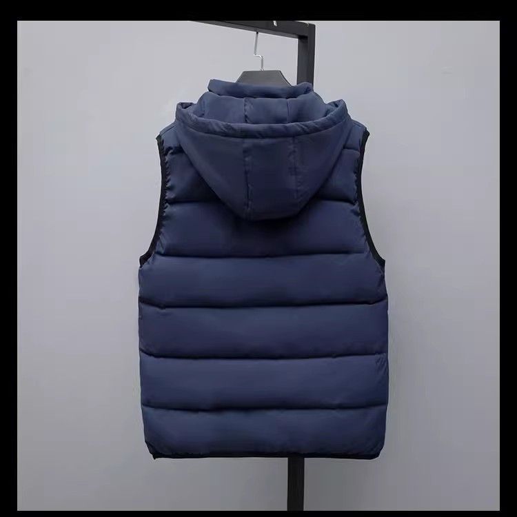 Women's Korean-style thickened vest, front view, designed for couples matching outfits