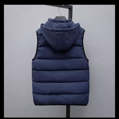 Women's Korean-style thickened vest, front view, designed for couples matching outfits