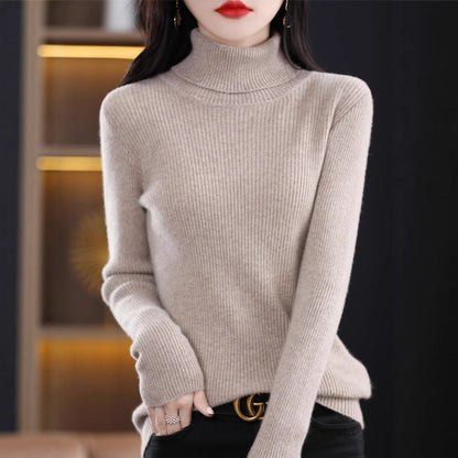 Women's turtleneck sweater for fall and winter by My Store