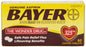 Bayer Aspirin 325mg dual pack with 100 tablets, shown in blister packaging on a white background.