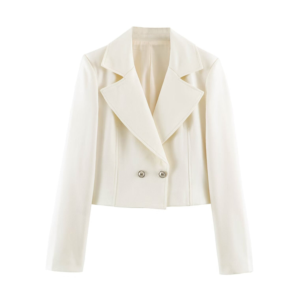 Solid-color double-breasted blazer by My Store in a fashionable, versatile design
