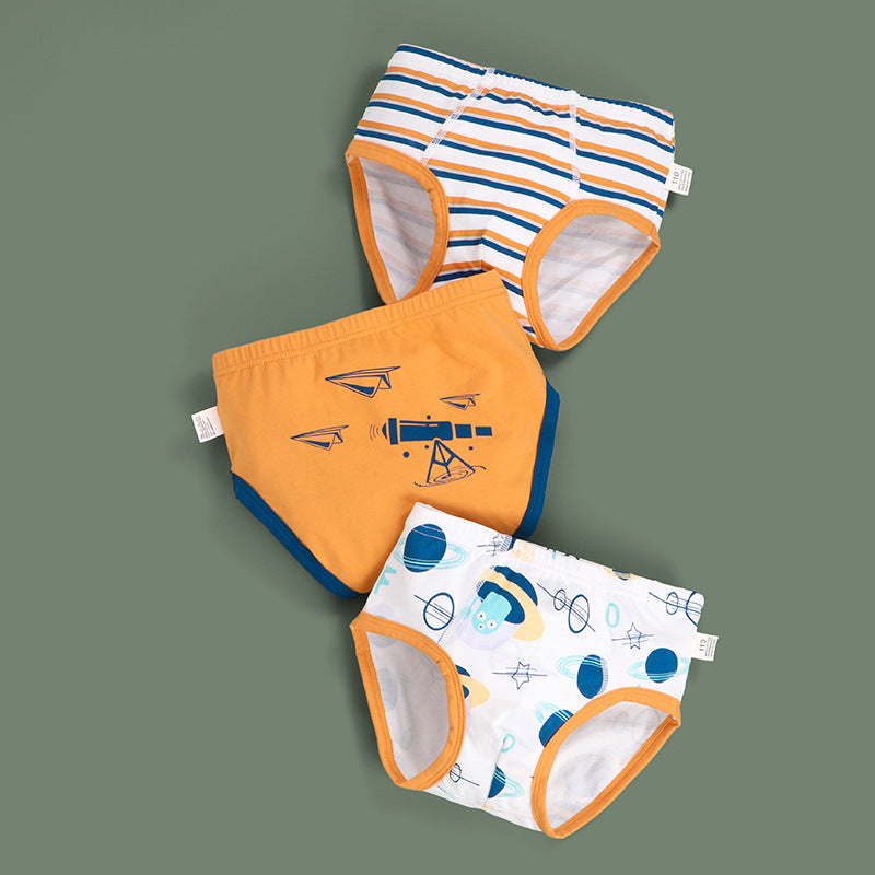 Cartoon dinosaur print baby trousers, little boy underwear by My Store
