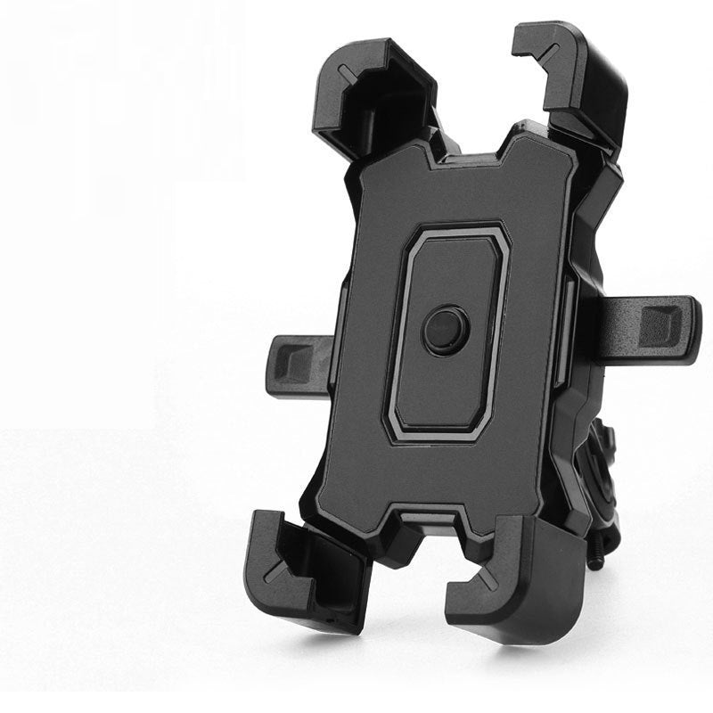 Electric vehicle shockproof phone holder riding accessory by My Store, mounted on a handlebar
