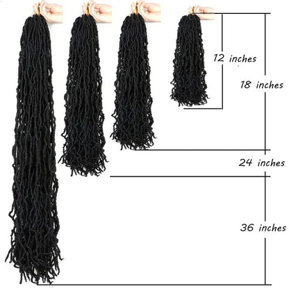 Earthworm crochet chemical fiber wig in a natural earthworm-inspired style; 0 type synthetic hairpiece