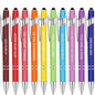 Funny Pen Set - 10 Metal Click Ballpoint Pens