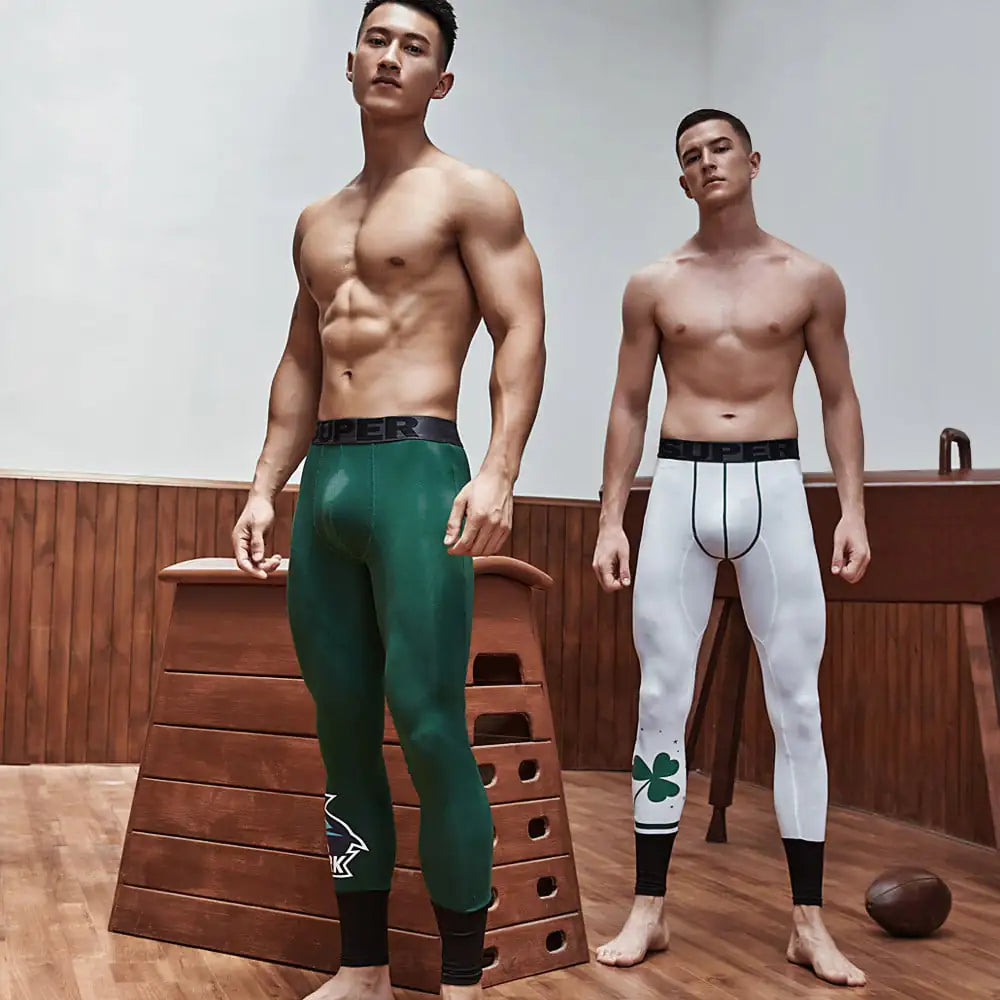 Men's Slim Fit Printed Thermal Fashion Pants