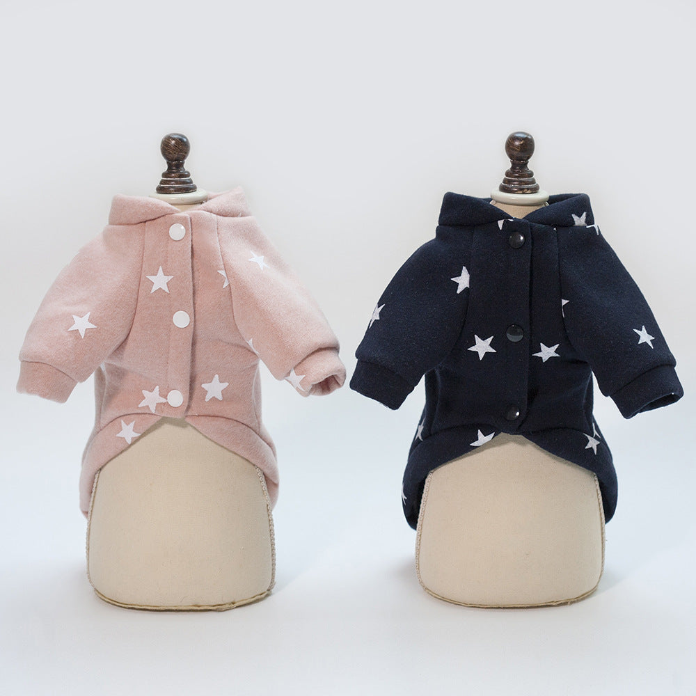 Pet clothing autumn winter pullover for dogs and cats, soft warm design