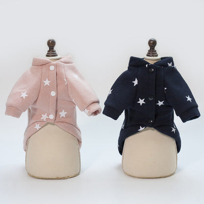 Pet clothing autumn winter pullover for dogs and cats, soft warm design