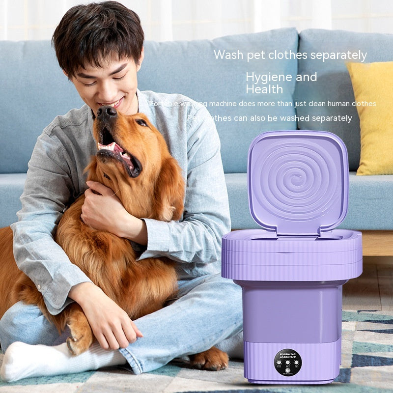 Plastic folding automatic washing machine for underwear, socks, baby clothes, and pet clothes by My Store