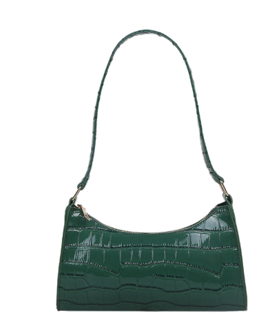 Women's small shoulder and underarm bag by BACKUPMYFILESNOW® with a sleek, minimalist design and compact size.