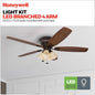 52-Inch Oil-Rubbed Bronze Ceiling Fan With LED Light