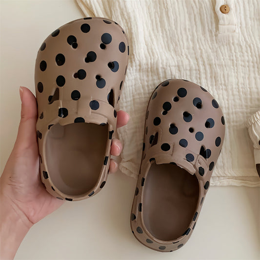 Cute Polka Dot Children's Toe Cap Sandals