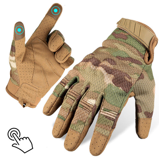 Outdoor sports tactical gloves for motorcycle riding, racing, climbing, and anti-skid grip