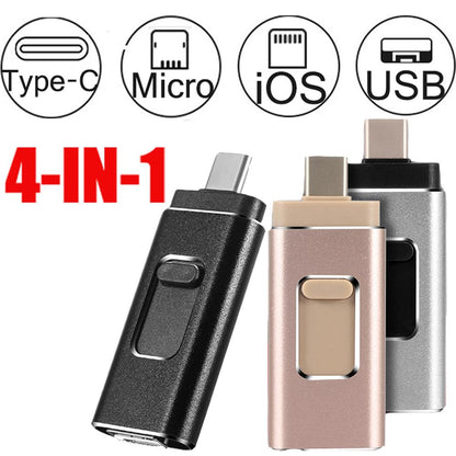 QuadConnect 256GB USB 3.0 Flash Drive