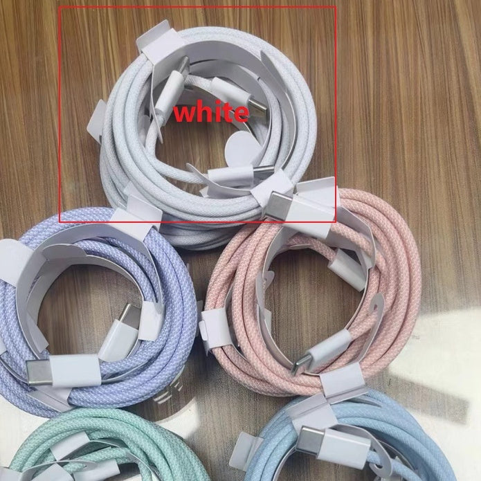 Data Cable Fast Charge Line Macaron Charging