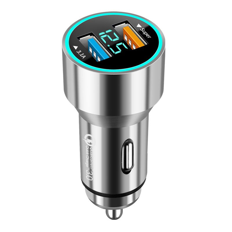 66W QC30 Digital Car Charger