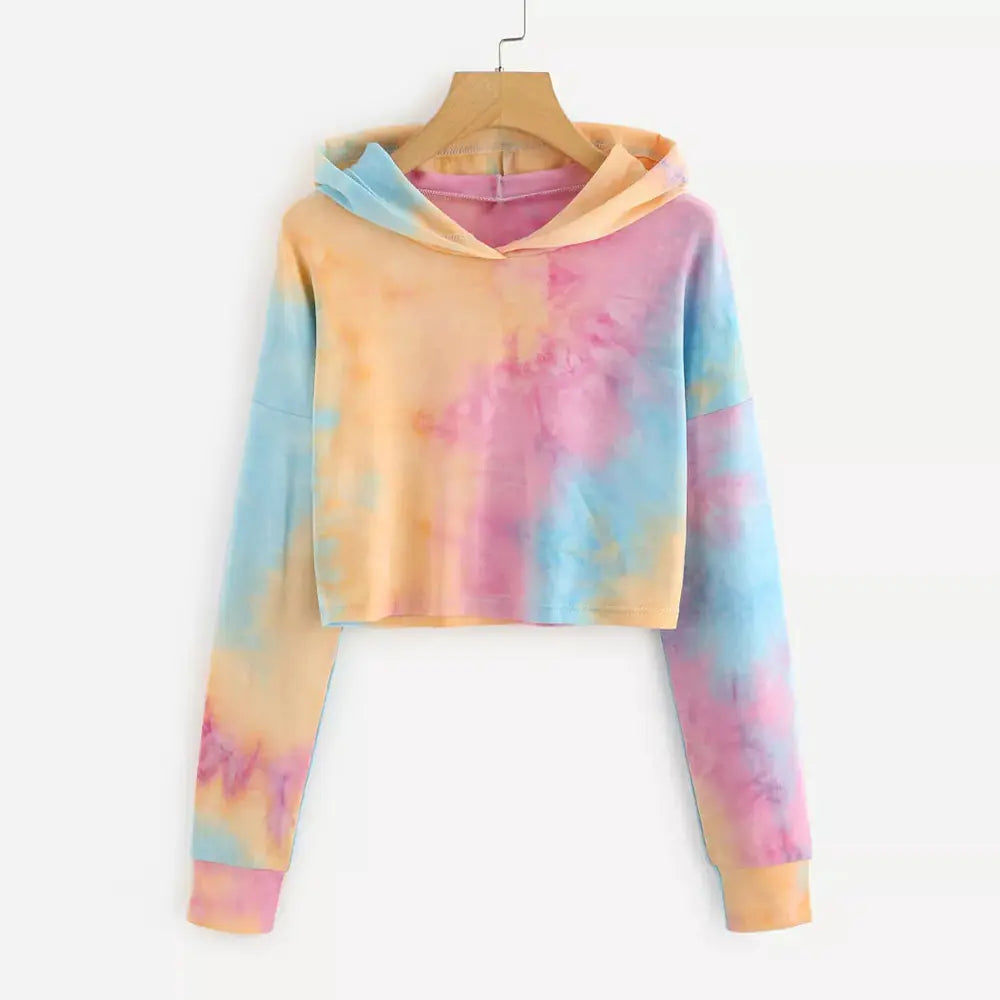 Women's 2020 Autumn Winter Tie-Dye Hooded Sweatshirt - Cozy & Chic in 4 Colors