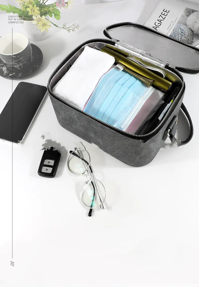 Portable UV Sanitizer Box with Ozone Disinfection Bag