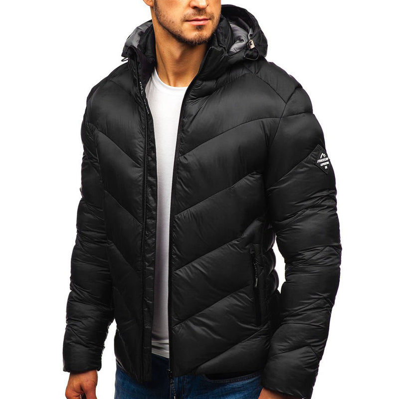 Warm hooded jacket by My Store in a cozy design with a protective hood