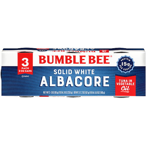 Bumble Bee Solid White Albacore Tuna In Vegetable Oil 9 Oz