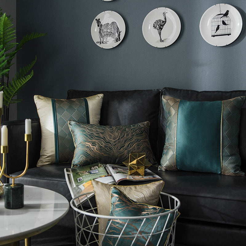 Light luxury European sofa pillow cushion in an elegant decorative design