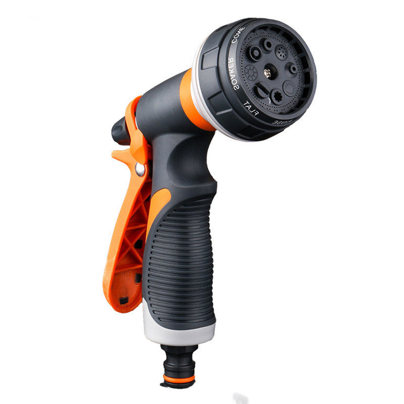 Gardening spray gun for watering flowers, handheld garden hose nozzle with adjustable spray pattern